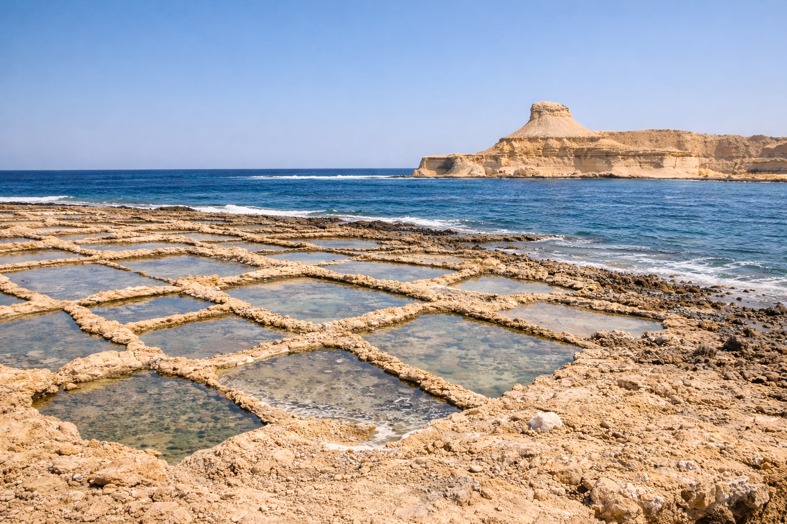 The Gozo Salt Pans in Xwejni — Where Stone Holds the Sea