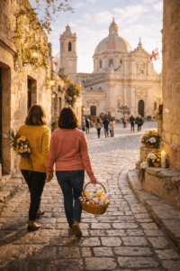 Easter in Gozo - quiet and peaceful village screne