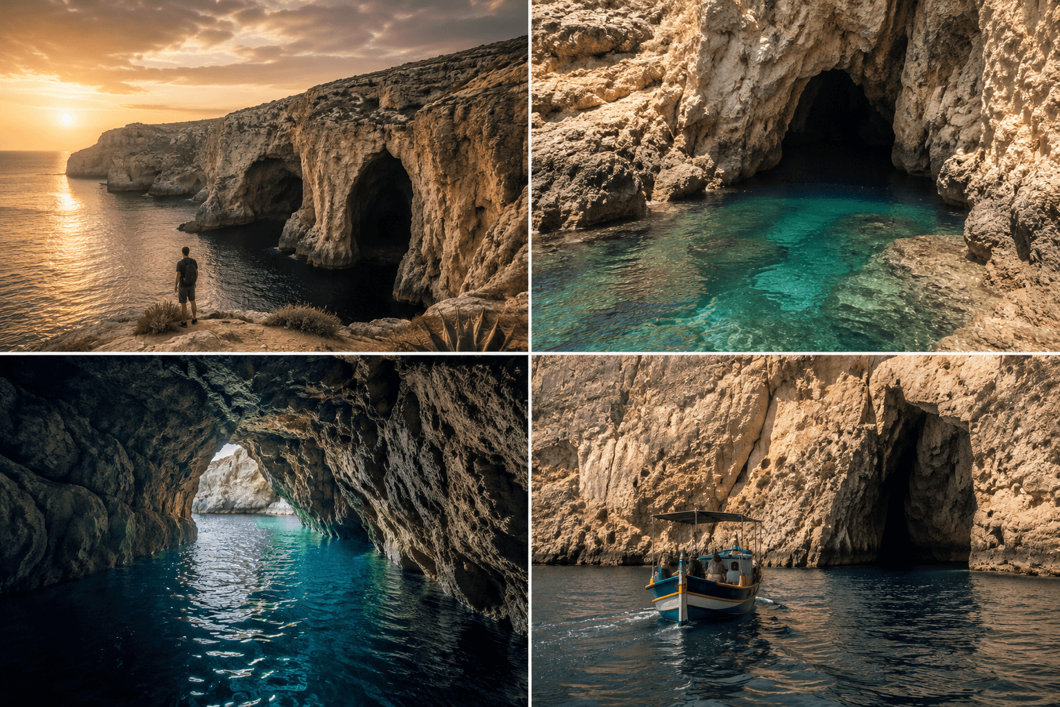 Caves in Gozo – Coastal Grottos, Sea Caves & Hidden Wonders