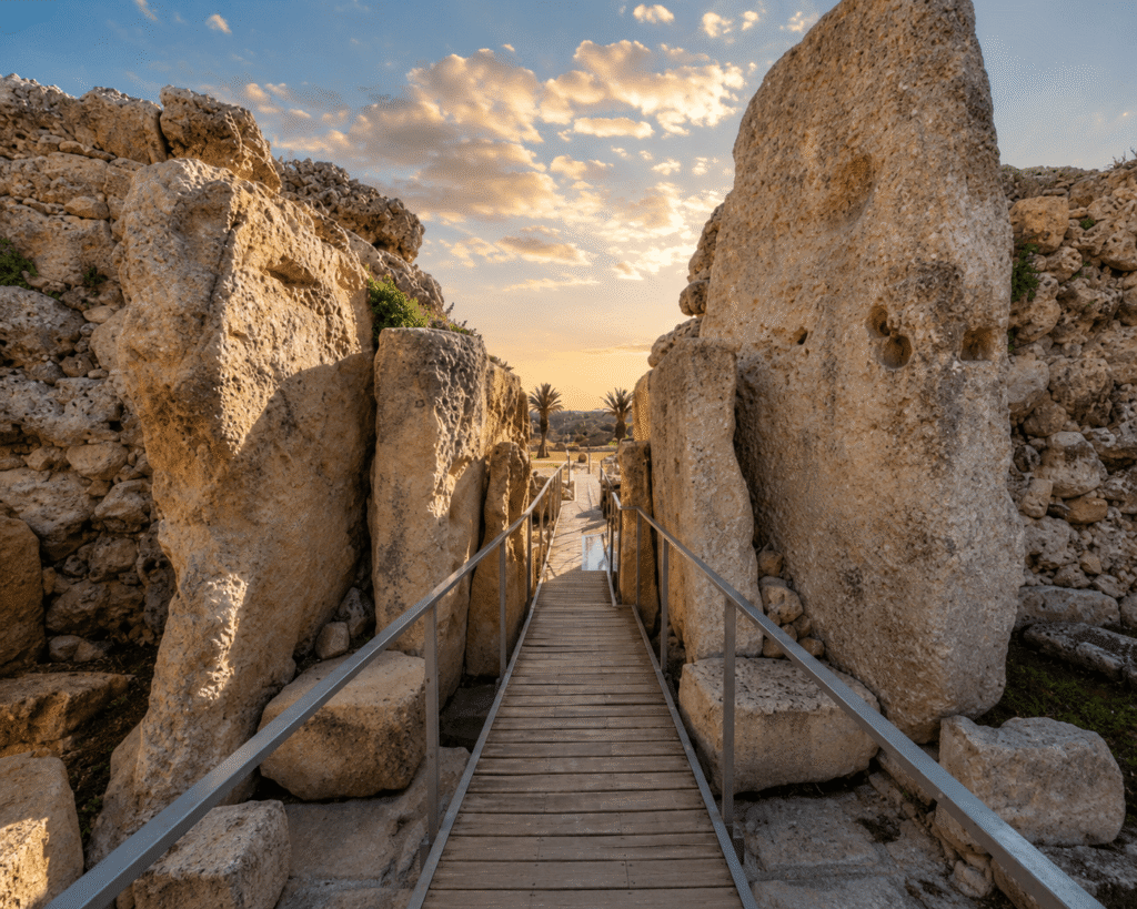 ggantija temple pathway gozo malta