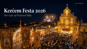 Kerċem Festa 2026 in Gozo celebrating Our Lady of Perpetual Help